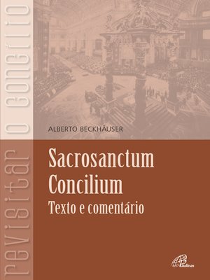 cover image of Sacrosanctum concilium